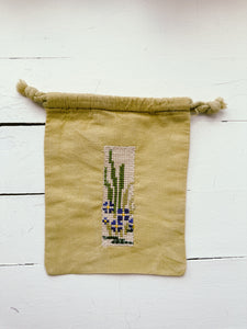 Gift bag - organic cotton yellow