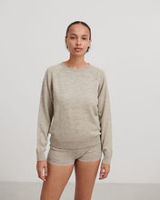 Load image into Gallery viewer, THIN SWEATER - LIGHT BEIGE MELANGE