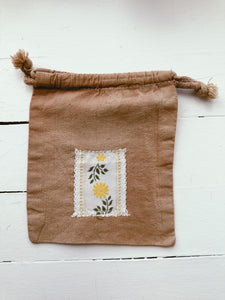 Gift bag - organic cotton - Rose