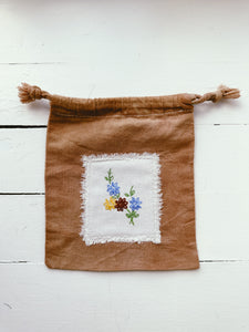 Gift bag - organic cotton - Rose