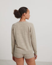 Load image into Gallery viewer, THIN SWEATER - LIGHT BEIGE MELANGE