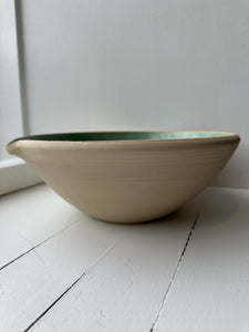 Stoneware bowl, medium - green