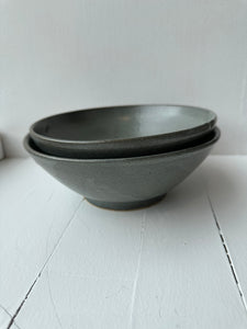 Stoneware bowl - grey