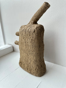 Grainy vase 3 - brown