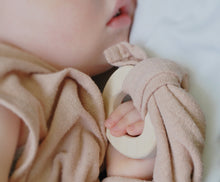 Load image into Gallery viewer, Loullou Silk Teether Blankie Nature