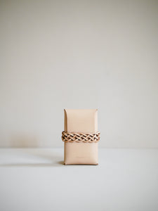 Woven Card Case in Natural