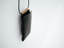 Load image into Gallery viewer, Woven Iphone Pouch in Black