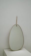 Load image into Gallery viewer, Woven Pebble Mirror 26cm. in Natural