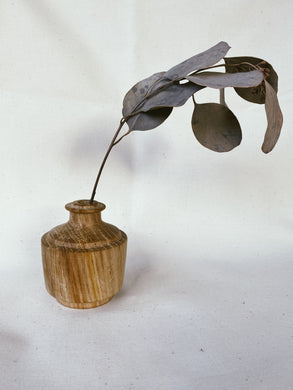 Wooden mini vase- oak no.3
