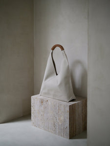 Woven Triangle Bag 58 - Ivory